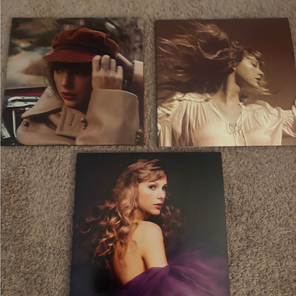 Taylor Swift Speak Now, Red, Fearless Taylor’s Version vinyls
